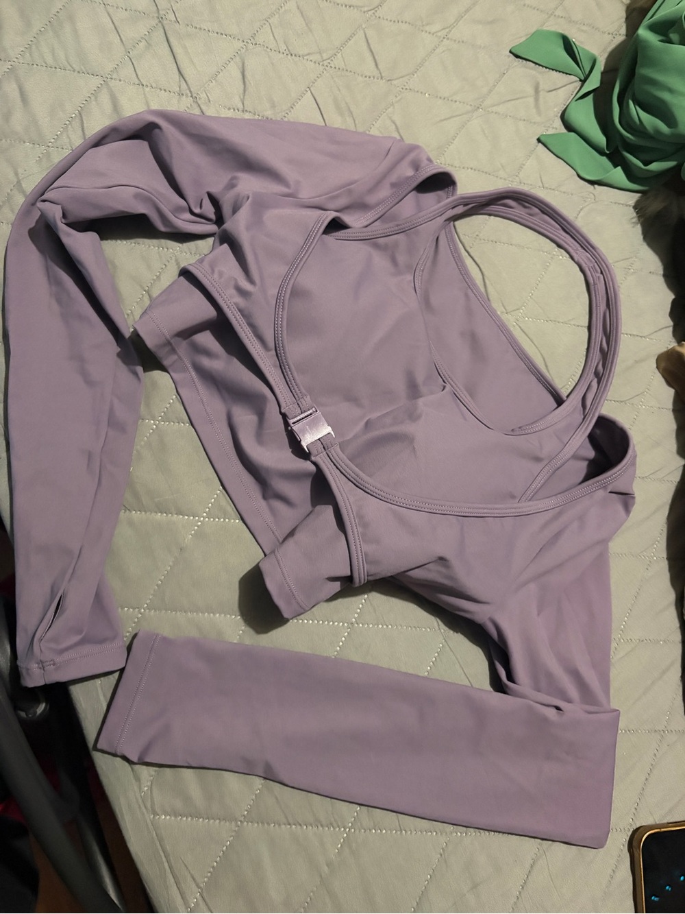 HALARA Lilac Long-Sleeve Sports Bra